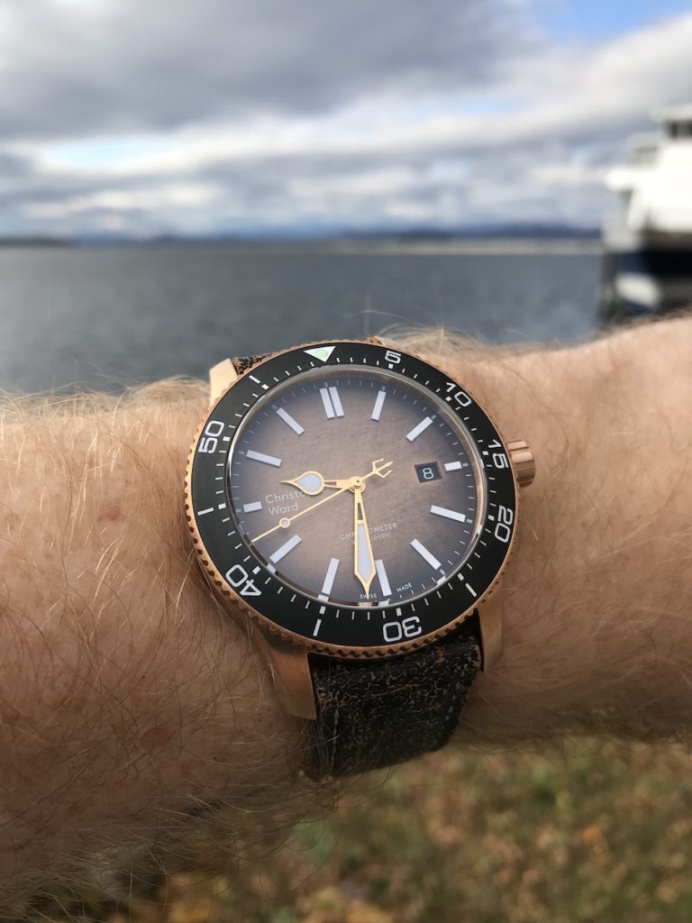 Watch Carty CW C60 Trident Bronze Ombré Update - Watch Complications